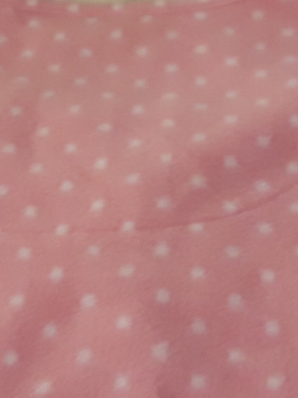 Nightgown XL Pink White Polka Dot Fleece Long Sleeve Lace Trim NWT Gold Coast - Picture 7 of 7